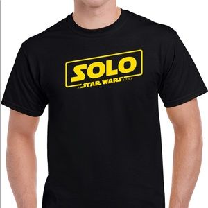 A Solo Star Wars Story Yellow Logo T-shirt, Size S